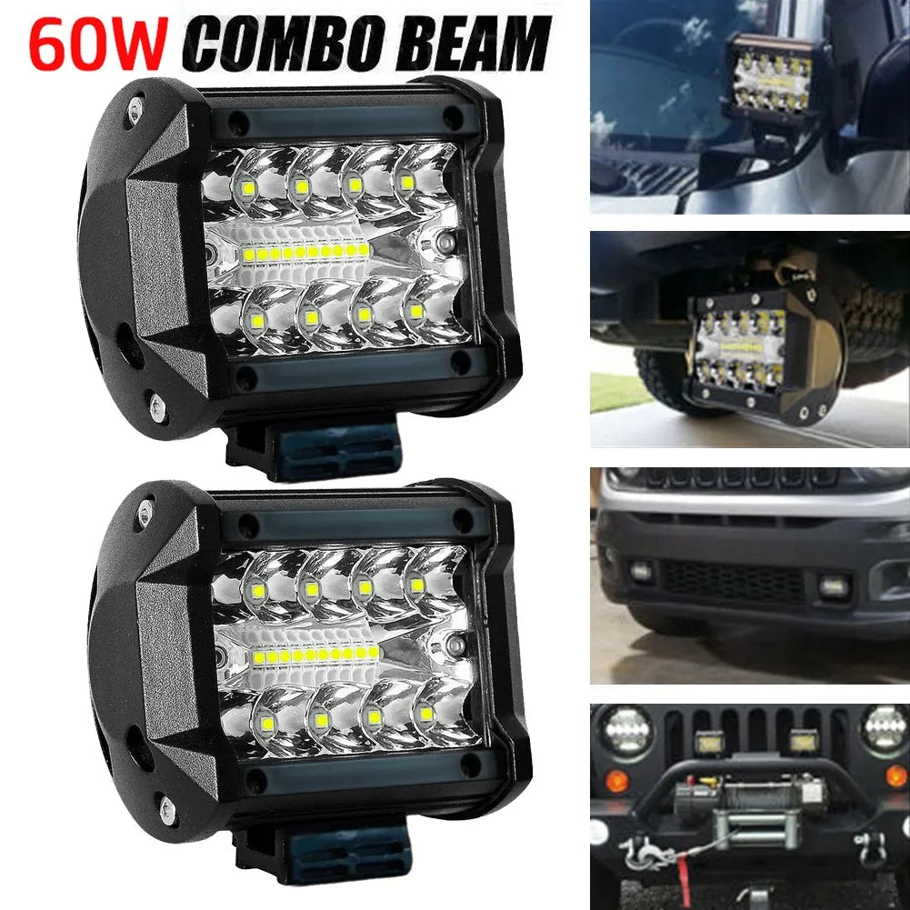 LumiDrive X60 – Premium Off-Road LED Light Bar 12V , 60W